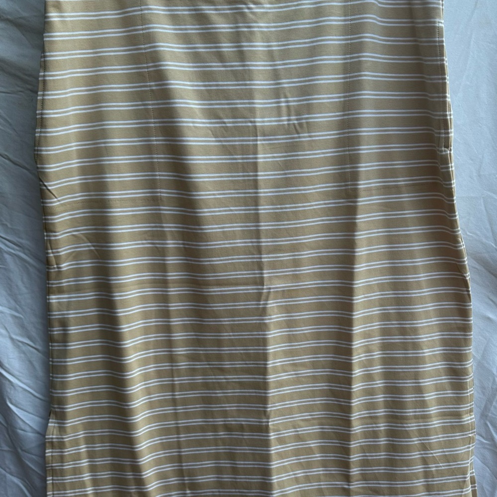 Striped Tan Skirt